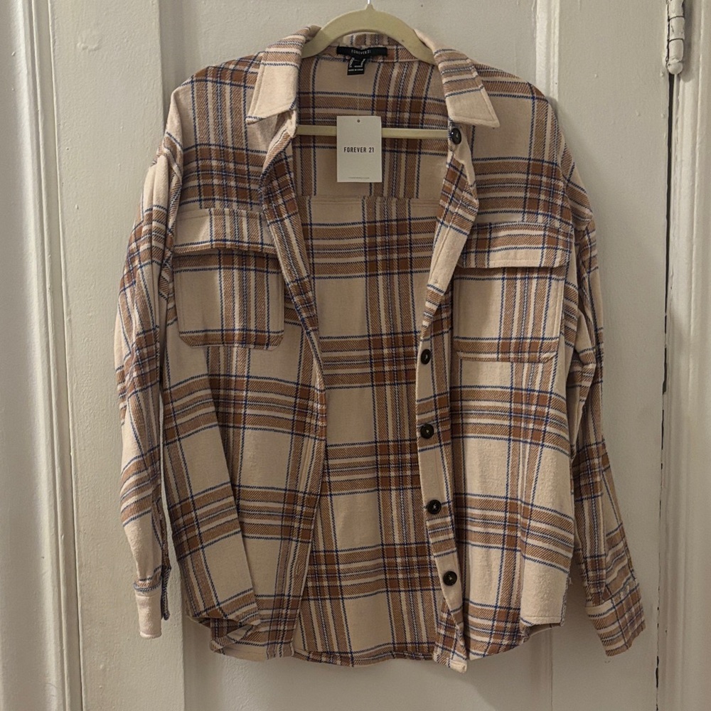 Forever 21 Plaid Button-Up Shirt